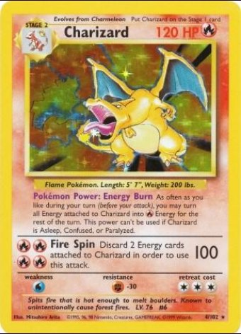 Base Set Unlimited Charizard